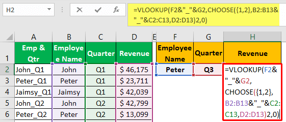 Using CHOOSE Function 1-6