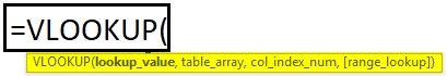 Vlookup Formula