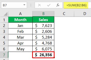 Auto Column Total 1-2