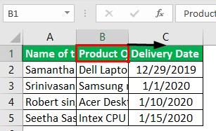 Column Width Example 1-2