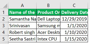 Column Width Example 2