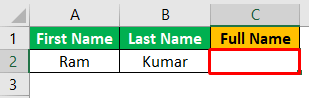 Merge Column Example 1