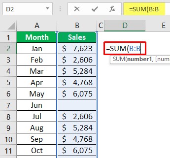 Using SUM Function 1-1