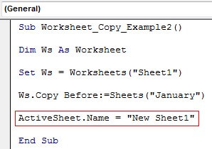 VBA Copy Worksheet Example 1.10