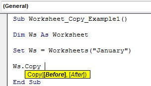 VBA Copy Worksheet Example 1.2