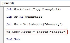 VBA Copy Worksheet Example 1.4