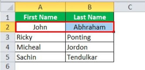 Merge Cells in Excel - Example 5 - Step 5