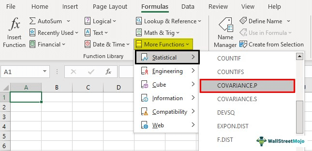 Covariance Formula 1