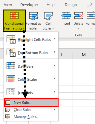 Excel Alternate Row Color Example - Method 2