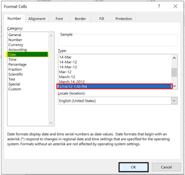 Timevalue Excel - Example 2 - Step 2 - Format cell.jpg