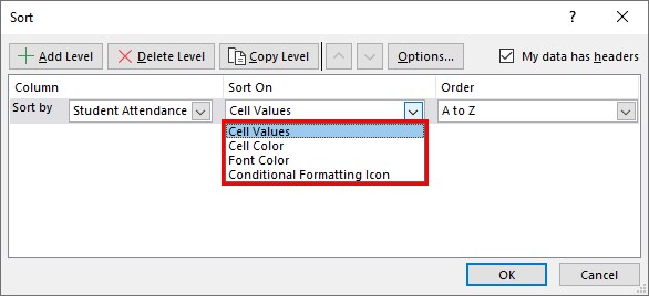 Alphabetize In Excel - Method 1 - Sort On