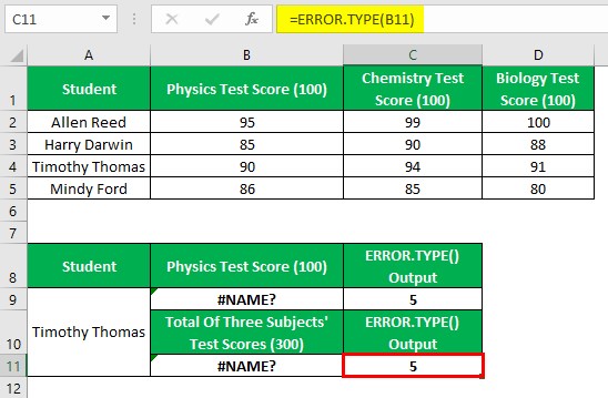 Error.Type Function - Example 2 - Step 2