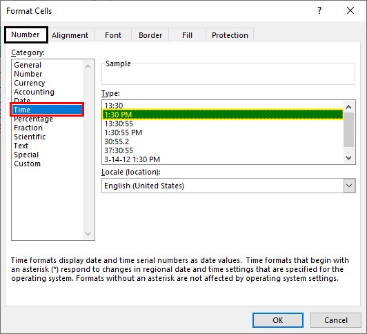 Example 4 - Step 1 - Format cells