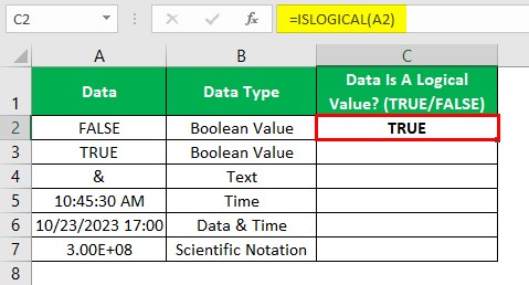 Islogical Function - Example 1 - Argument value