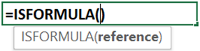 Isformula Syntax