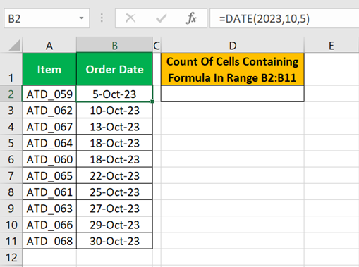 Isformula Function - Example 3