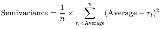 Semivariance Formula